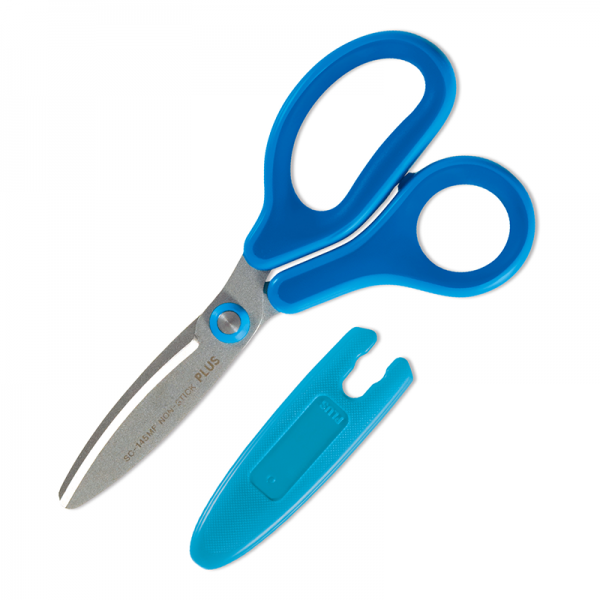PLUS SC-145MF KID SCISSORS BLUE