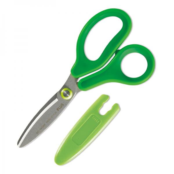 PLUS SC-145MF KID SCISSORS GREEN