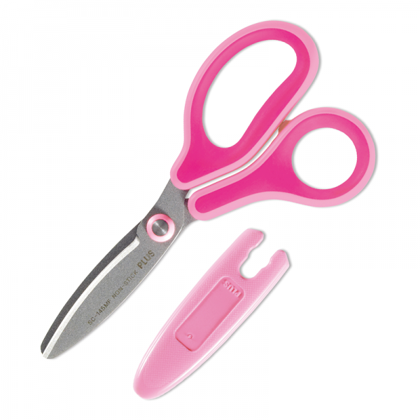 PLUS SC-145MF KID SCISSORS PINK
