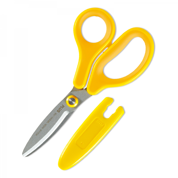 PLUS SC-145MF KID SCISSORS (for LEFT HAND) YELLLOW